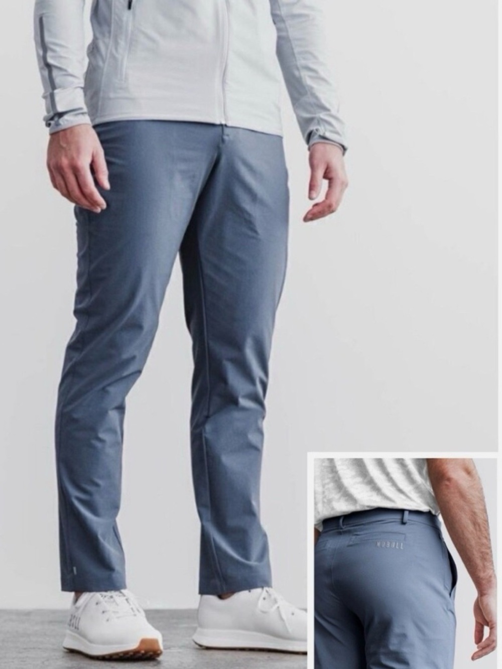 NOBULL Men's Chinos in Slate Blue